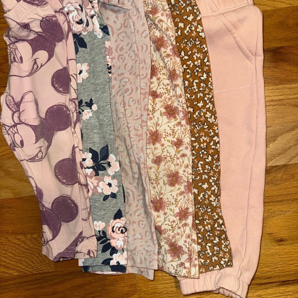 Assorted Girls' Leggings and Pants Set size 18months